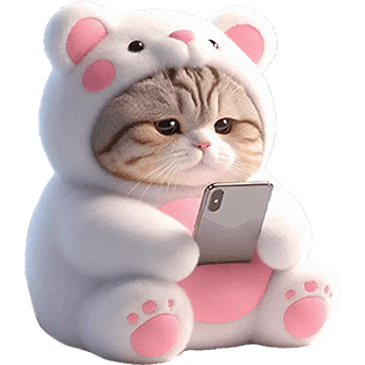 🤳 Стикер «Белые мишки» для Telegram