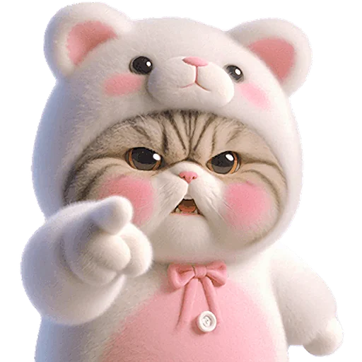 🫵 Стикер «Белые мишки» для Telegram