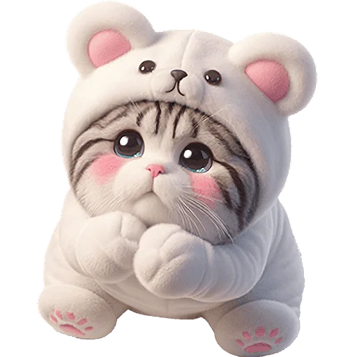 🥹 Стикер «Белые мишки» для Telegram