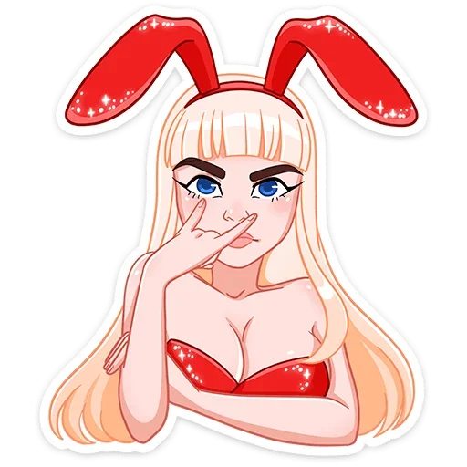 😐 Стикер «Каталина Блэк» для Telegram