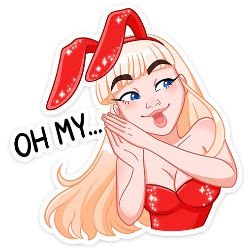 😯 Стикер «Каталина Блэк» для Telegram