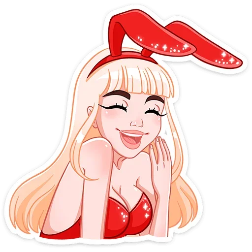 😂 Стикер «Каталина Блэк» для Telegram