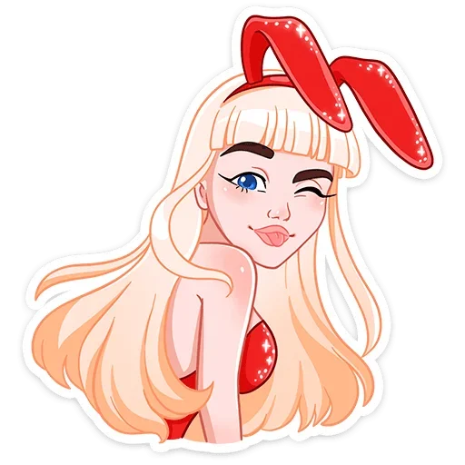 😉 Стикер «Каталина Блэк» для Telegram