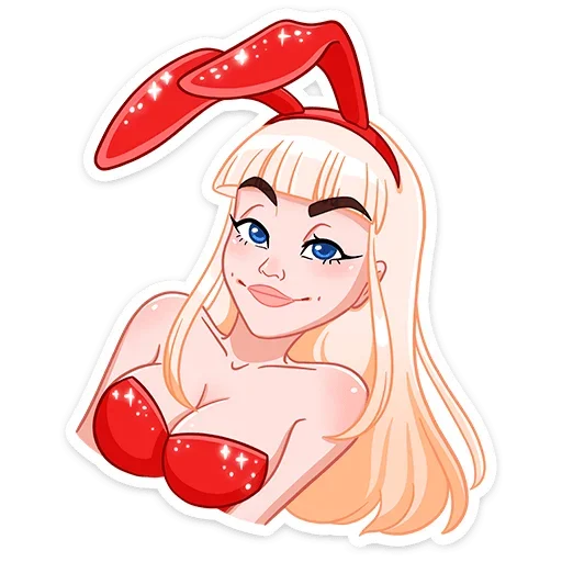 😕 Стикер «Каталина Блэк» для Telegram