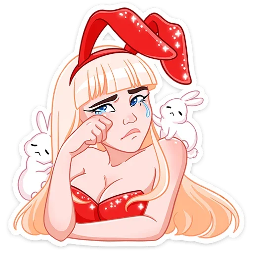 😢 Стикер «Каталина Блэк» для Telegram