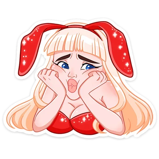 😢 Стикер «Каталина Блэк» для Telegram