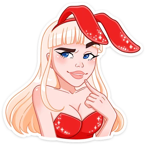 🤔 Стикер «Каталина Блэк» для Telegram