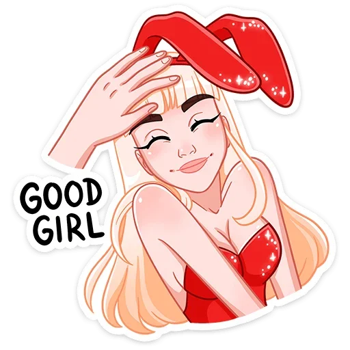 😊 Стикер «Каталина Блэк» для Telegram