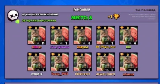 🍉 Стикер «Cat And Watermelon» для Telegram