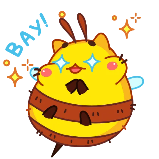 🤩 Стикер «CatBee» для Telegram