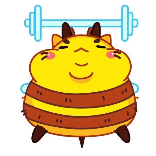 💪 Стикер «CatBee» для Telegram