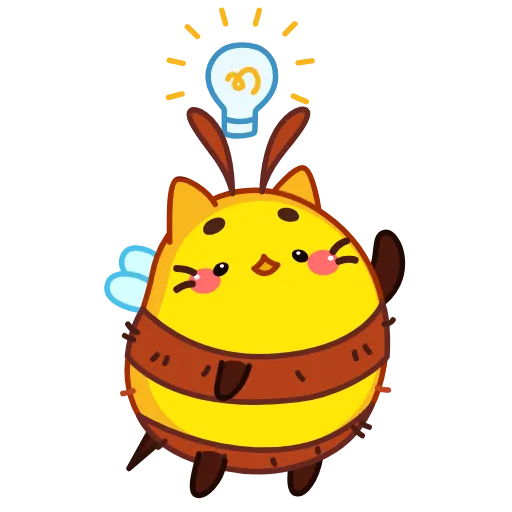 😮 Стикер «CatBee» для Telegram