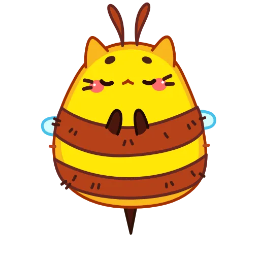 😌 Стикер «CatBee» для Telegram