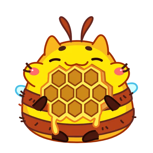 🤤 Стикер «CatBee» для Telegram