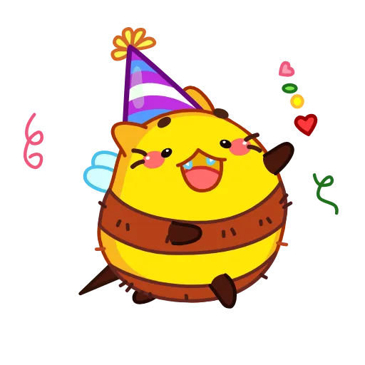 🥳 Стикер «CatBee» для Telegram
