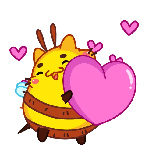 ❤️ Стикер «CatBee» для Telegram