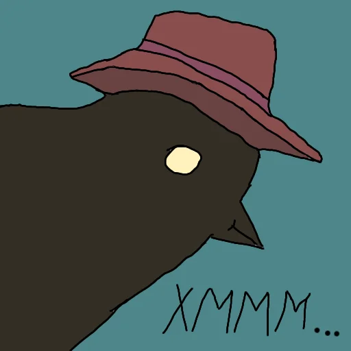 🙄 Стикер «МракКошачий» для Telegram