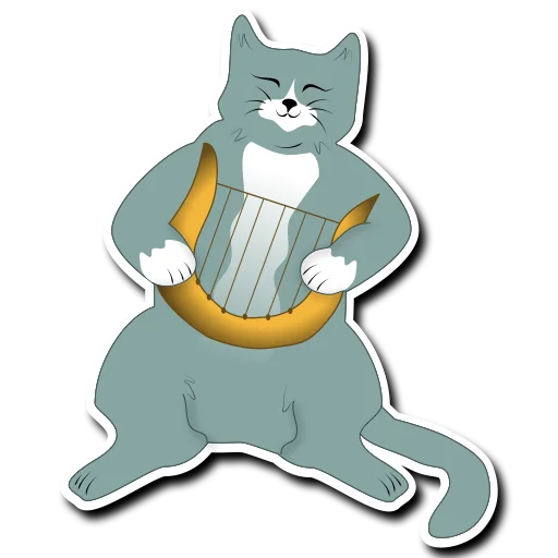 ☺️ Стикер «Просто Кот» для Telegram