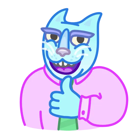 👍 Стикер «Chilled Cat» для Telegram
