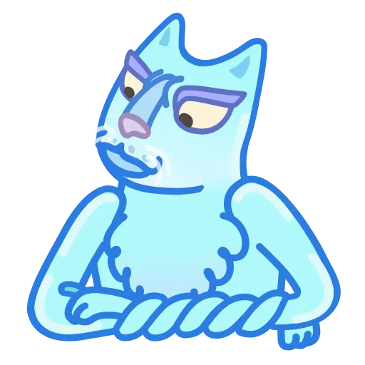 😒 Стикер «Chilled Cat» для Telegram