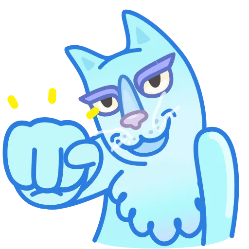 👋 Стикер «Chilled Cat» для Telegram