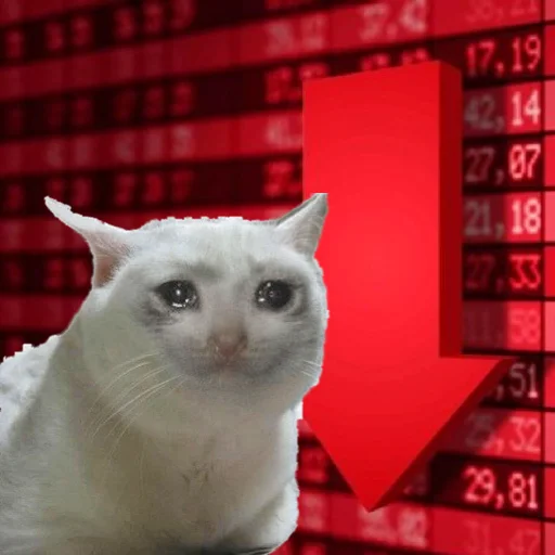 📉 Стикер «Official» для Telegram