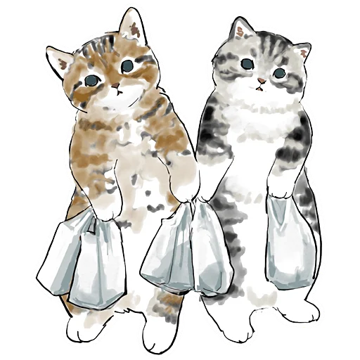 🛍 Стикер «Cats Котики» для Telegram