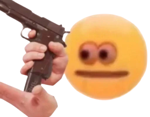 🔫 Стикер «Раздраженные смайлы» для Telegram