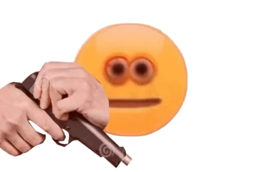 🔫 Стикер «Раздраженные смайлы» для Telegram