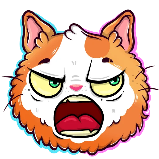😑 Стикер «Кот Лекс» для Telegram
