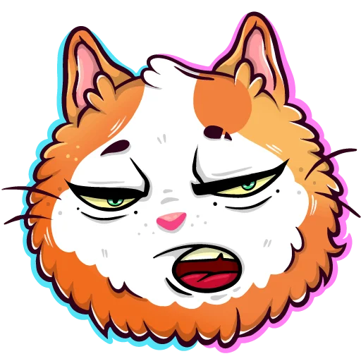 ☹️ Стикер «Кот Лекс» для Telegram