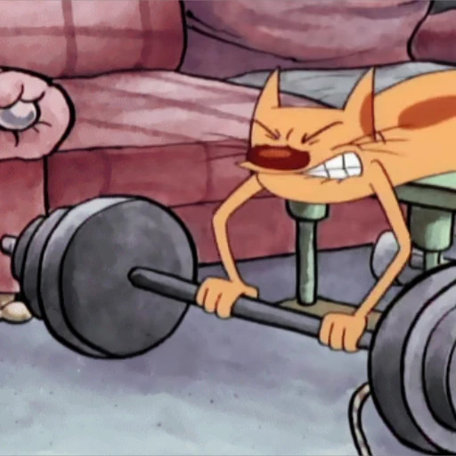 🏋‍♀️ Стикер «CatDog» для Telegram