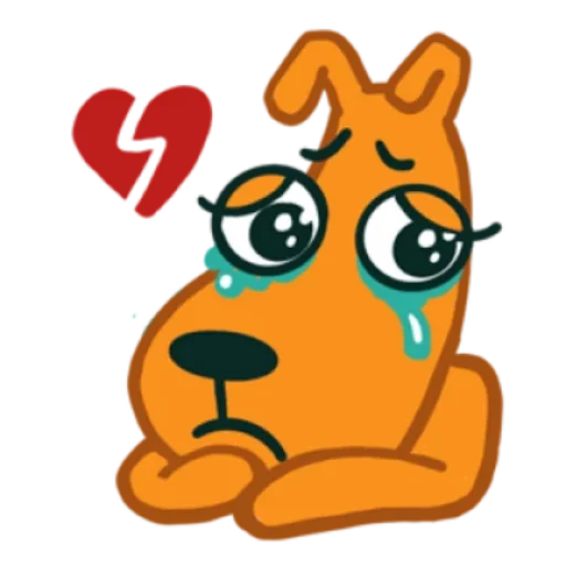 💔 Стикер «Кот и Пёс» для Telegram