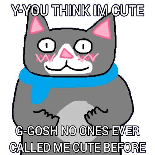 ❤️ Стикер «Cat Fren» для Telegram