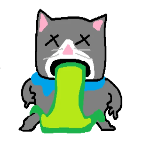 🤮 Стикер «Cat Fren» для Telegram
