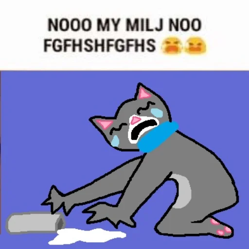 🥛 Стикер «Cat Fren» для Telegram