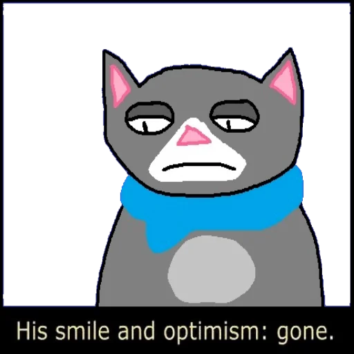 😔 Стикер «Cat Fren» для Telegram