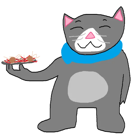 🍕 Стикер «Cat Fren» для Telegram