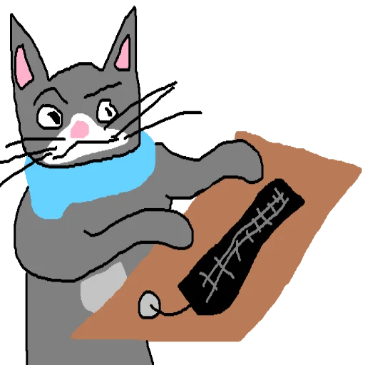 ⌨️ Стикер «Cat Fren» для Telegram