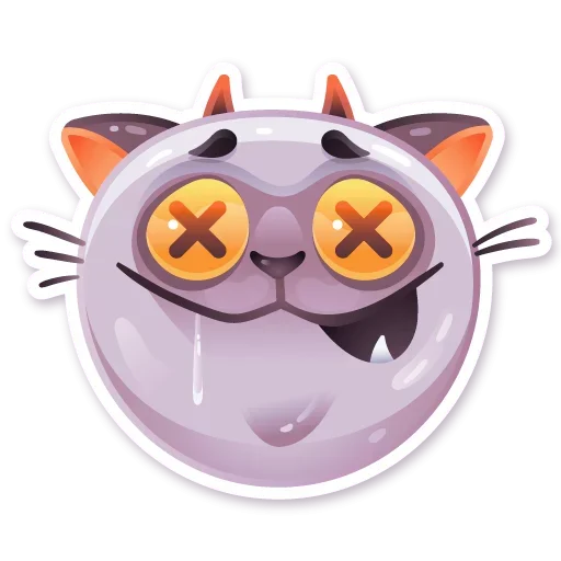 😸 Стикер «Cat from Hell» для Telegram