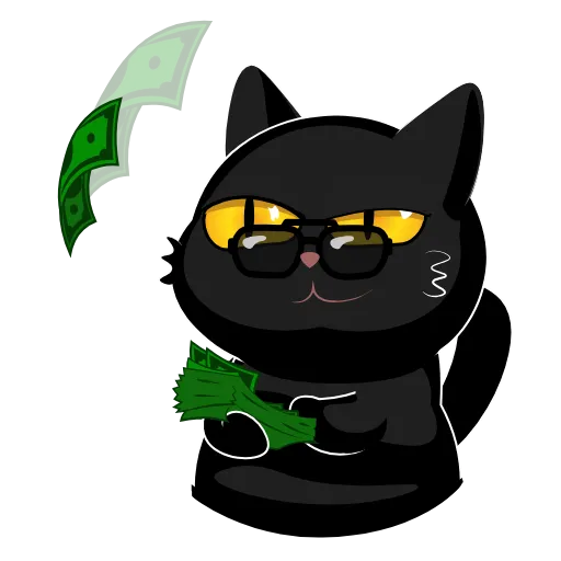 🤑 Стикер «Cat Funt» для Telegram