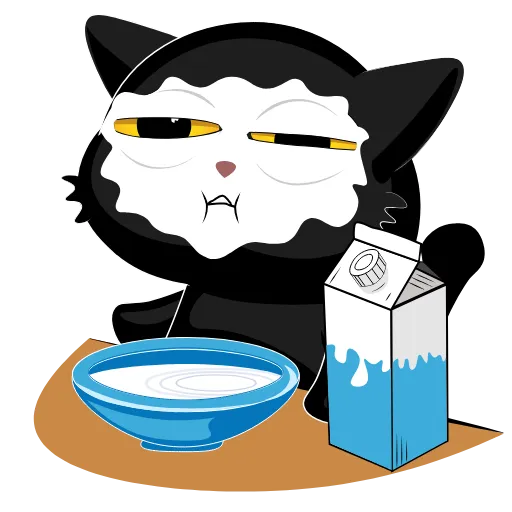 🥛 Стикер «Cat Funt» для Telegram