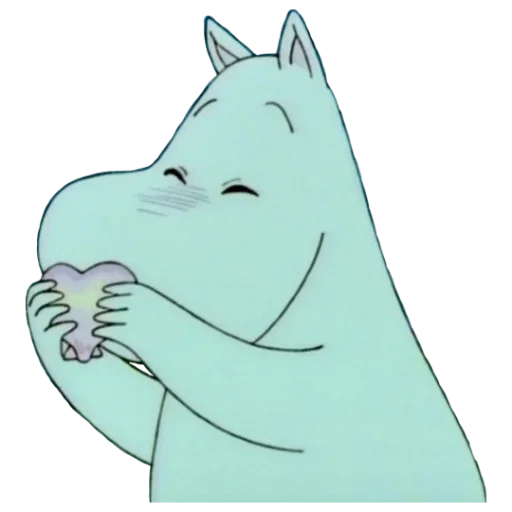 ❤️‍🔥 Стикер «Moomins» для Telegram