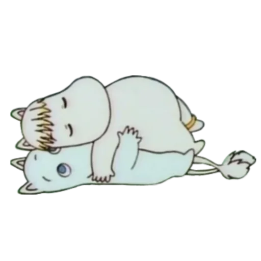 🙆 Стикер «Moomins» для Telegram