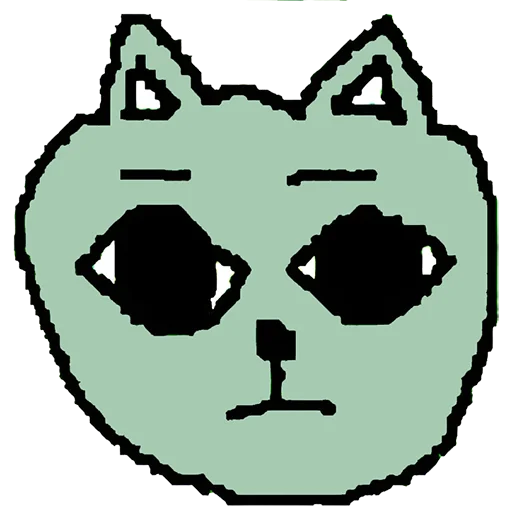 😐 Стикер «Garo cat» для Telegram