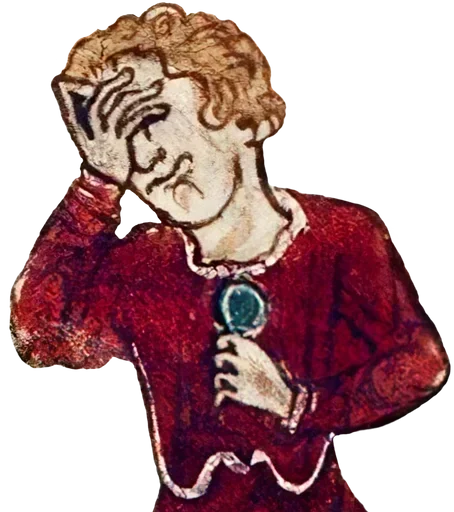🤦 Стикер «Mediaeval» для Telegram