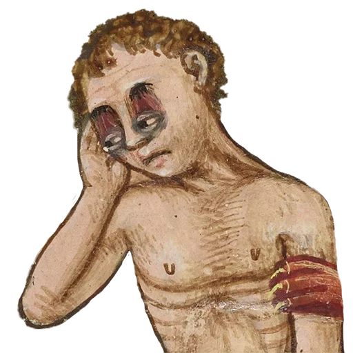 😕 Стикер «Mediaeval» для Telegram