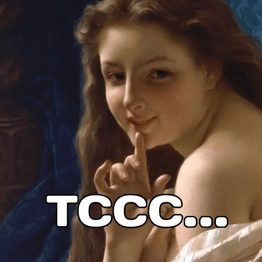 🤫 Стикер «катарсис фразы» для Telegram