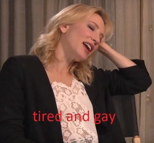 😫 Стикер «Cate Blanchett» для Telegram
