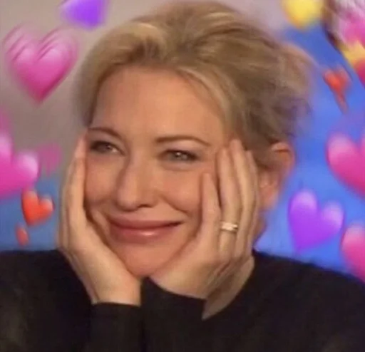 ❤️ Стикер «Cate Blanchett» для Telegram